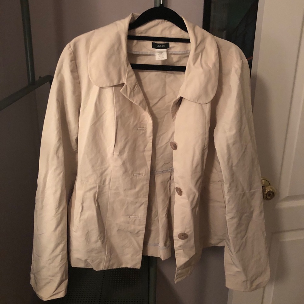 J Crew tan blazer